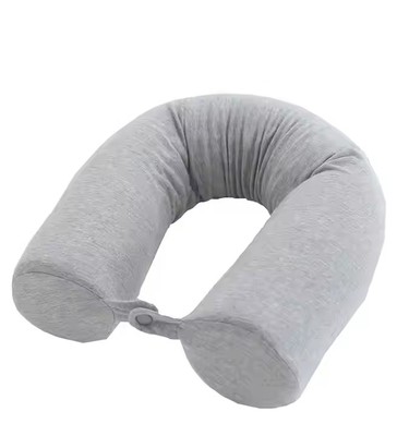 Memory Foam Twist Travel Pillow, Bendable Neck Pillow, Flexible Cylindrical Bolster Pillow