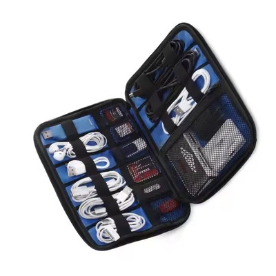 Best Seller Portable Home Office Travel Black Gadget Organizer