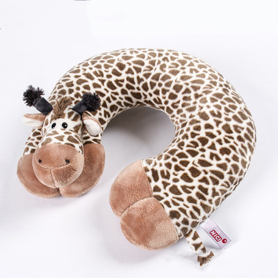Cartoon animal U-shaped pillow
