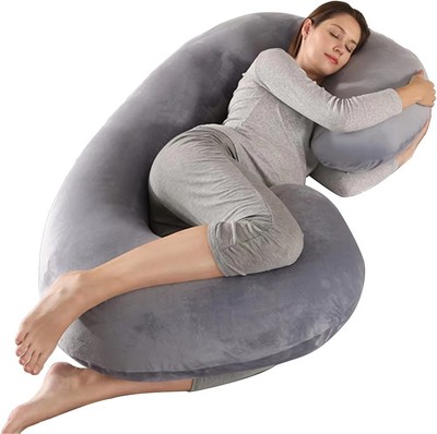 SG-PrP015-C shape-Velvet Maternity Pillow Maternity Pillow