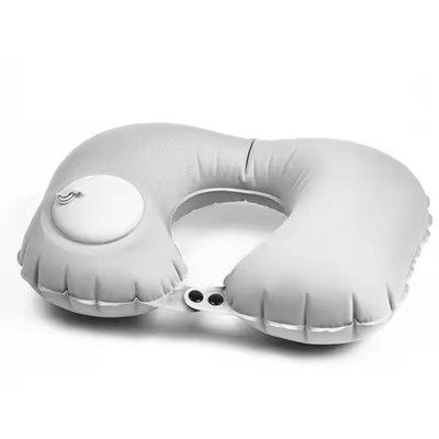 Car Camping air Inflatable Neck Pillow with Carry Pouch