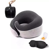 Trending Ergonomic Travel Sleep Mask, Comfy Pillow Neck to Travel