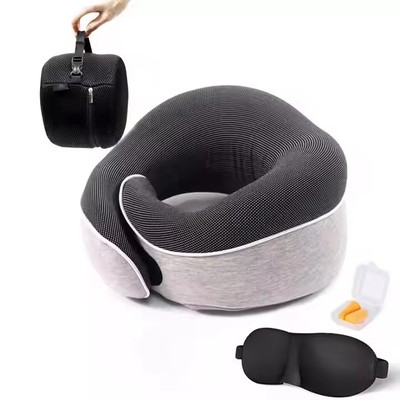Trending Ergonomic Travel Sleep Mask, Comfy Pillow Neck to Travel