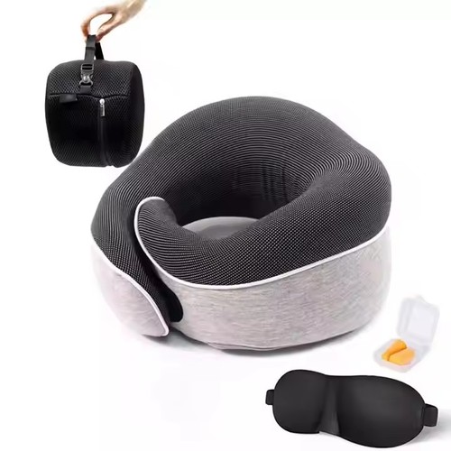 Trending Ergonomic Travel Sleep Mask, Comfy Pillow Neck to Travel