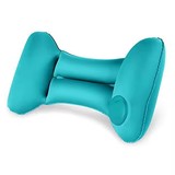 Hand Press Inflatable Lumbar Support Pillow for Office Chair Car Seat