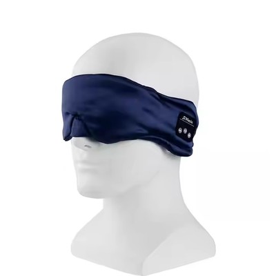 New Sleep Headband Headphones Silk Satin Eye Mask Blue Tooth Sleep Mask Comfy Wireless Sleep Headpho