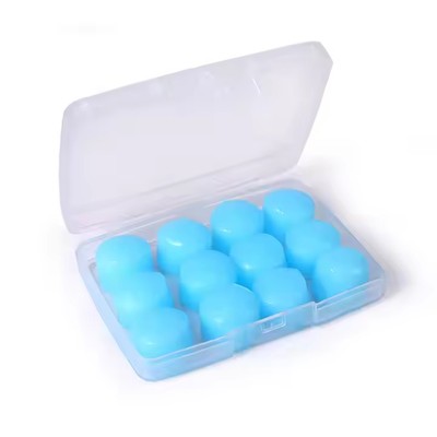 Multi Application Silicone Mud Earplug case Box Packaged Wholesale Festival Party Earplugs