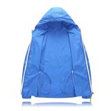 ultra Thin Sun protection Women Men Hoodie Jacket Outdoor Jackets with Reflective Zipper for Outdoor
